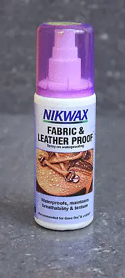 NIKWAX 125ml Spray Fabric & Leather Proof Waterproofer For Boots Shoes Gore-Tex • £8.99