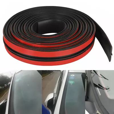 Car Rubber 10FT Rear Front Windshield Panel Seal Strip Sealed Moulding Trim • $9.11