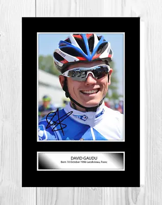 £31.97 • Buy David Gaudu Cyclist Reproduction Signed A4 Poster Print Choice Of Frame