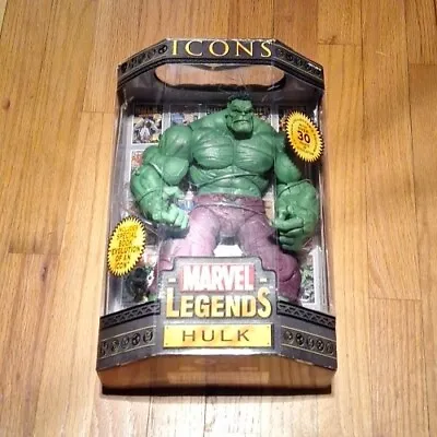NO COMIC Toy Biz MARVEL LEGENDS Icons 2006 Incredible Hulk 12  Figure OPEN BOX • $99.99