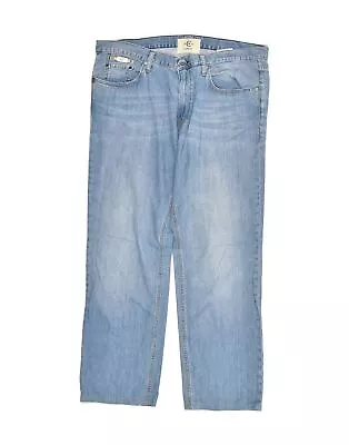 CERRUTI 1881 Mens Regular Fit Straight Jeans W36 L28 Blue Cotton AY81 • £22.45