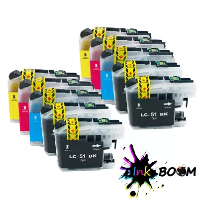 10 Ink Cartridge Fits Brother LC51 DCP-750CN MFC-240C MFC-880CDN DCP-155C • $7.96