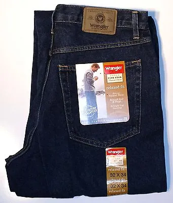 New Wrangler Five Star Relaxed Fit Jeans All Men`s Sizes Four Colors Available • $29.99