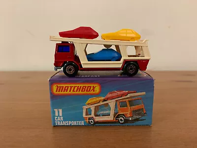 Matchbox Superfast 11 Car Transporter Rare 5 Arch Wheels • $399.99