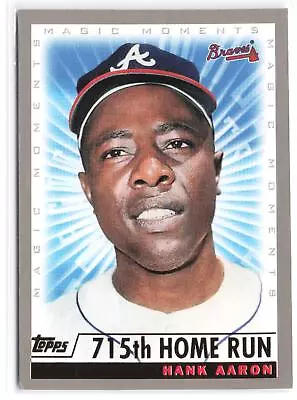2000 Topps #237d Hank Aaron 715th Home Run • $2.99