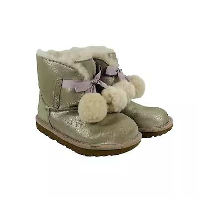 UGG Australia Insulated Gita Metallic Boot Kids Footwear Winter Boots Size 3 • $26.39