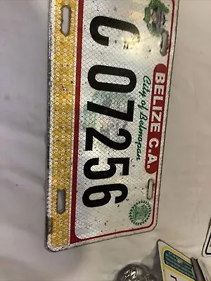 Very Hard To Get BELIZE LICENSE PLATE CITY OF BELMOPAN. RARE • $65