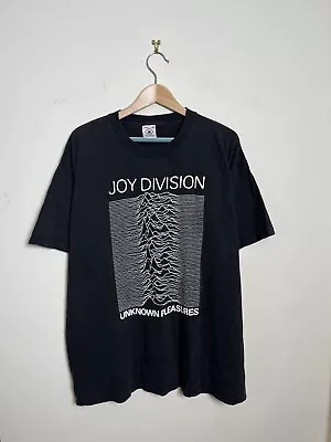 Vintage 90s Joy Division Unknown Pleasures Tee XL Delta • $300