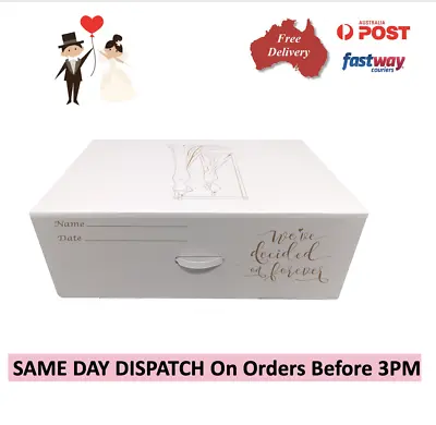 $37.52 • Buy Wedding Dress Storage And Preservation Box Bridal Travel Tissue Bridesmaid Box