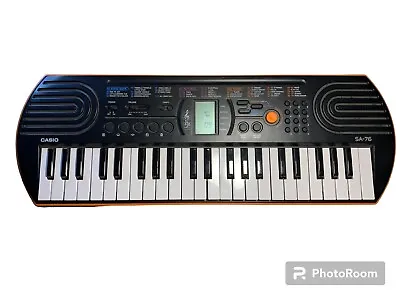 CASIO SA-76 44-Key Mini Electronic Keyboard With 100 Tones 50 Rhythms Orange • $45