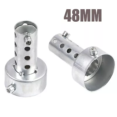 2 Universal 48mm Motorcycle Exhaust Can Muffler Insert Baffle DB Killer Silencer • $10.99