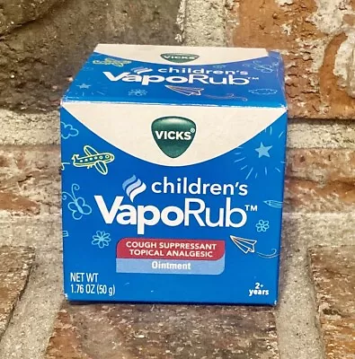 Vicks CHILDREN'S  VapoRub Ointment 1.76 Oz - FREE SHIPPING • $8.97