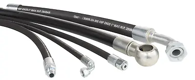 £17.50 • Buy Hydraulic Hose Assembly 1/4  2 Wire Make Your Own - Jcb Digger Powerpacks Etc