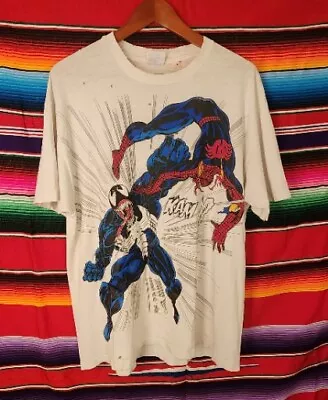 Vintage Spiderman V/s Venom T Shirt • $350