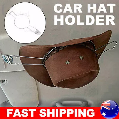 NEW Car Hat Holder Saver Riding Helmet Akubra Equestrian Hard Spring Load Cover • $29.59