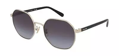 Coach Women's 56mm Shiny Light Gold Sunglasses • $436.77