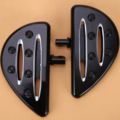 CNC Rear Passenger‘ Floorboards Floor Boards Foot Pegs For Harley Softail Dyna • $49.77