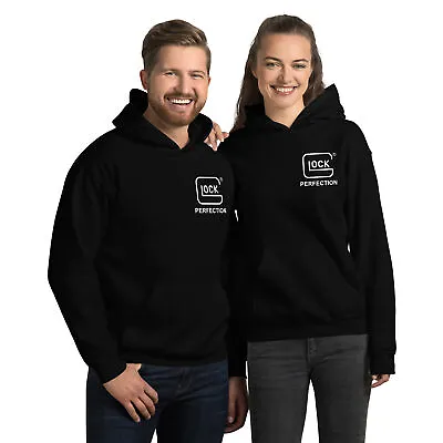 Glock Perfection Handgun USA Unisex Hoodie 2 Sides • $45.99