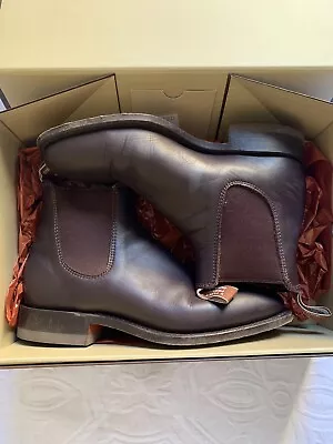 RM Williams Boots Leather Sole Brown  6 Chestnut ￼Yearling ￼Craftsman • $399