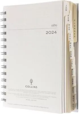 Collins Elite Compact 2024 Day Per Page Diary Refill - 1140R-24 • £9.99