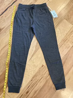 NWT Ibex Women’s Hero Nomad Jogger Pants XS Charcoal Melange Merino Wool • $110