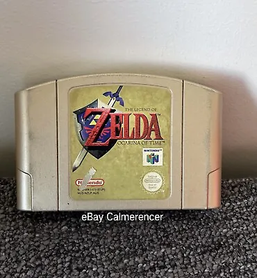 The Legend Of Zelda Ocarina Of Time Nintendo 64 Pal - N64 Aus Gold Cart -Genuine • $85