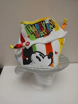 Disneyland Mickey Mouse Birthday Cake Top Hat With Candles Adult • $20.30