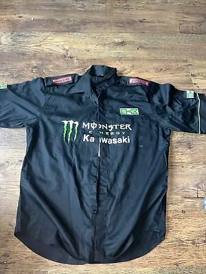 Monster Energy Team Kawasaki Crew Shirt Xxl • £29.99