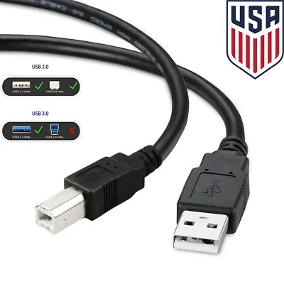 USB 2.0 B Cable For Pioneer Pro DJ DDJ-SB2 DDJ-SX2 DDJ-WeGO4-K DJ Controller US • $10.49