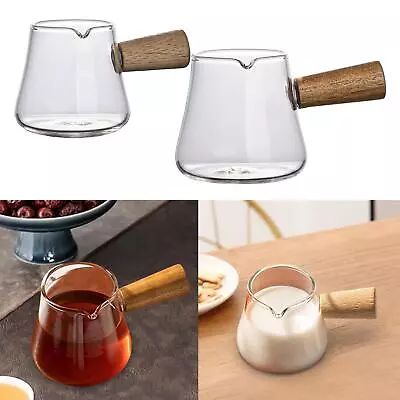 Clear Glass Jug Versatile Glass Espresso Measuring Cup For Coffee Baking • £6.30