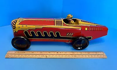 Marx Giant King Racer - 1941 - 13 Inches - A Beauty - Clockwork - Works • $80