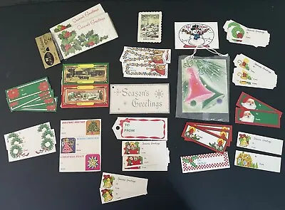 Lot Of 50-  Vintage Christmas Holiday Gift Tags • $12