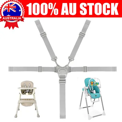 $14.89 • Buy 5 Point Car Belt High Chair Children Pram Buggy Stroller Harness Baby Safe Strap