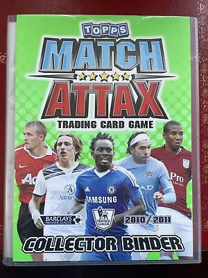 BINDER 462 Cards 10/11 Topps Match ATTAX Collection 2010 - 2011 Premier League • £29.99