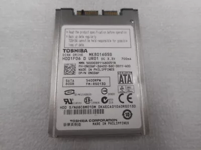 N036F 80GB 5400 SATA Hard Drive 1.8 8M • $42