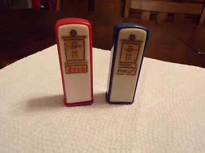 Vintage Esso Gas Pump Salt & Pepper Shakers • $18