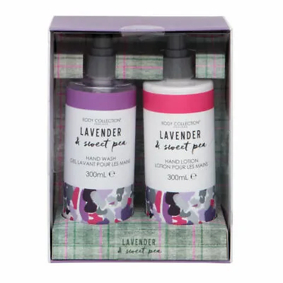 £7.99 • Buy Body Collection Lavender Hand Wash And Hand Lotion Gift Set For Women Christmas 