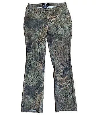 Mossy Oak Womens Pants Size 6 Cotton Stretch Mossy Oak Brush Pattern Camo • $20