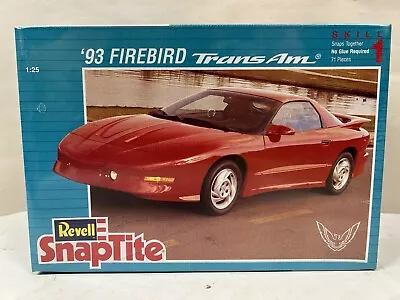 1/25 '93 Pontiac 1993 Firebird Trans Am Car Model Kit #6289 SnapTite New Revell • $38