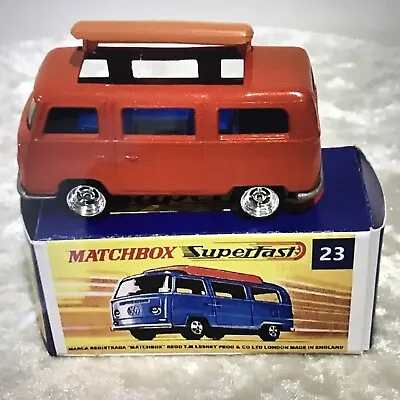 Matchbox No 23 Bling The Thing Volkswagen Camper Made In England Repro Box • $49.99