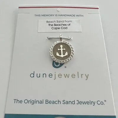 Dune Jewelry Anchor Sand Beach Charm With Cape Cod Sand • $15