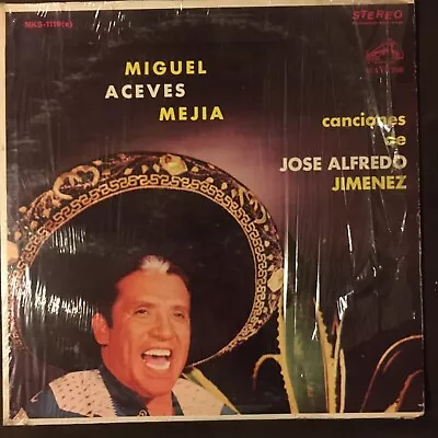 MIGUEL ACEVES MEJIA Canciones De Jose Alfredo Jimenez - 1962 Mexican Ranchera LP • $19.99