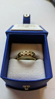 £730 • Buy Clogau Welsh 18ct Yellow & Rose Gold Celtic 5 X Diamond Ring 