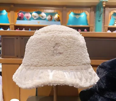Disney 2023 Authentic Winter White Hat Cap Mickey Mouse Shanghai Disneyland • $32.71
