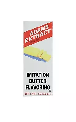 Adams Imitation Butter Extract Flavoring 1.5oz Bottles (Pack Of 3) • $29.97