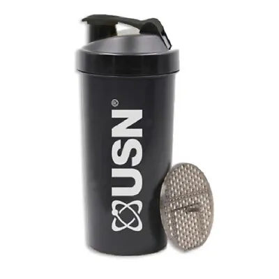£7.99 • Buy USN Mega 1 Litre Shaker Bottle Blue Or Black BPA Free
