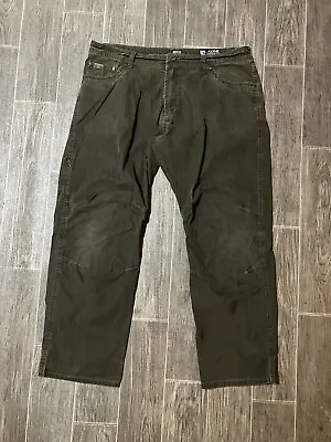 Kuhl Vintage Patina Dye Green Pants Mens 38x30 Straight  • $24.99