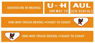 Nylint Rental U-Haul Box Cargo Van Water Slide Decal Set SHIPPING W/TRACKING • $11.95