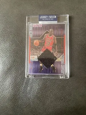 Michael Jordan Leaf Jersey Fusion Card • $125