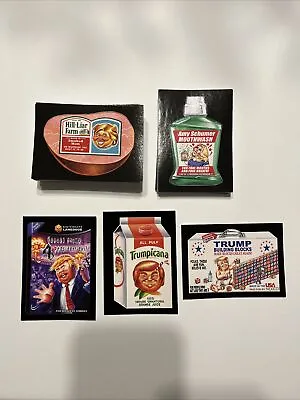 2017 WACKY PACKAGES 50TH ANNIVERSARY SET 90 CARDS  ￼Donald Trump • $29.88